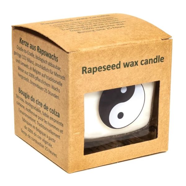 Vela perfumada de cera de colza Yin Yang - Imagen 2