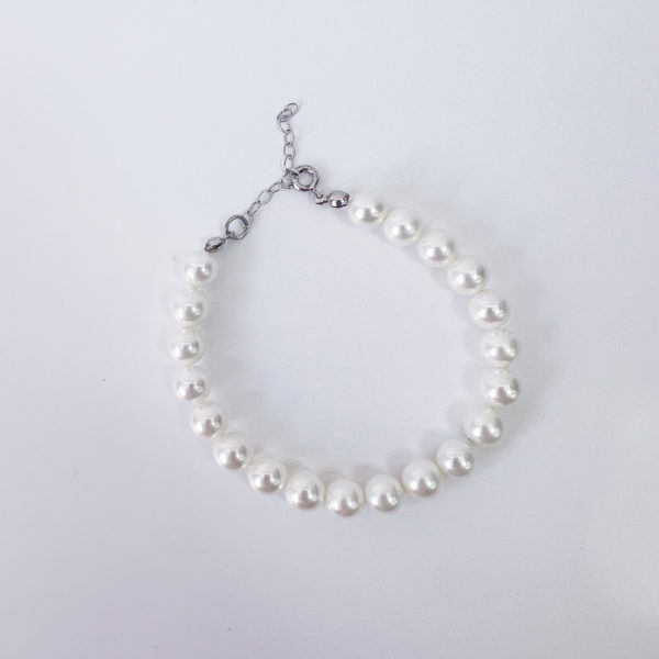 Bracelet en argent et perles naturelles