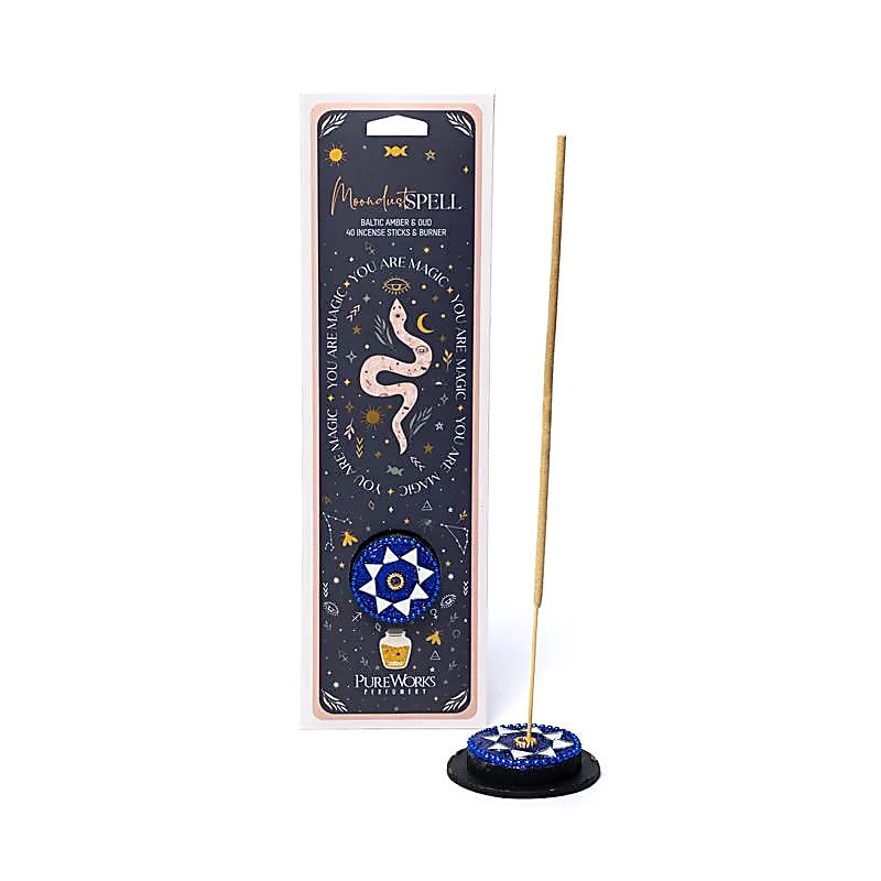 Encens Celestial Magic Hechizo poudre de Lune + porte-encens
