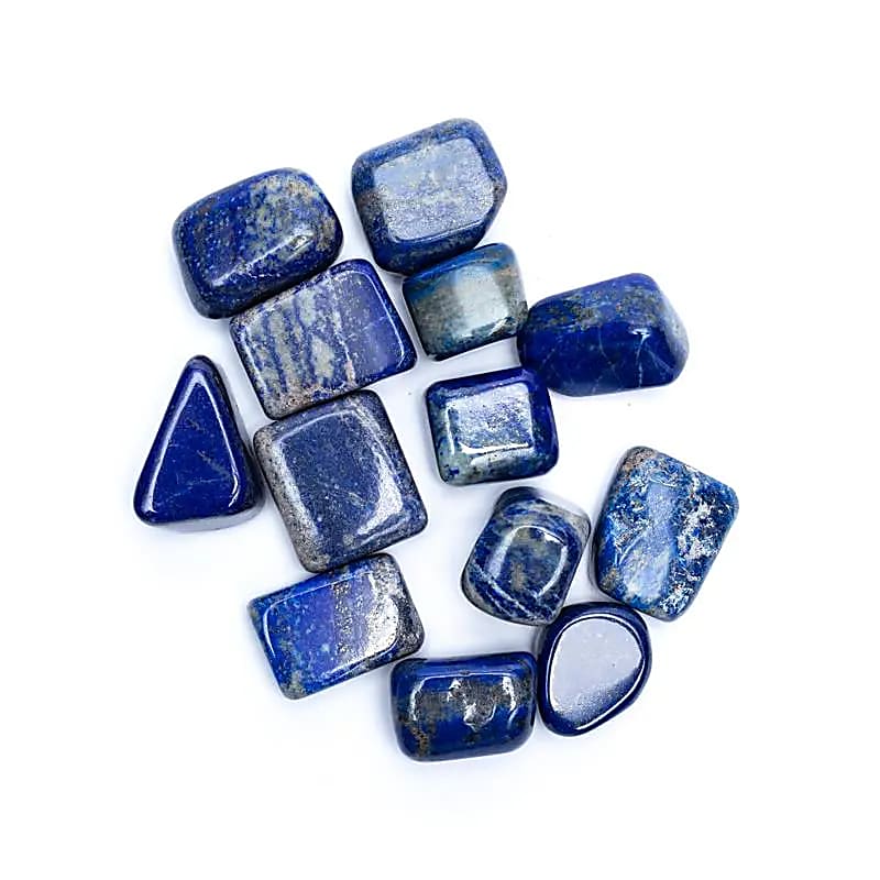 Pierres de lapis-lazuli polies