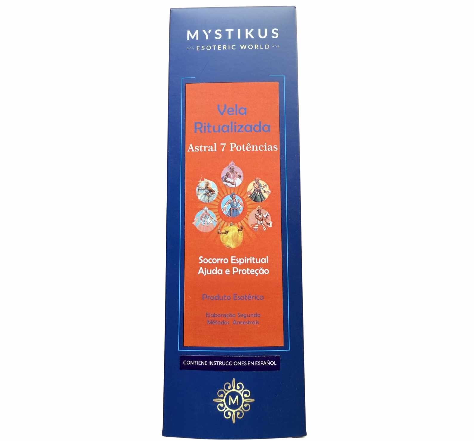 Bougie Ritualisée Astrale 7 Pouvoirs