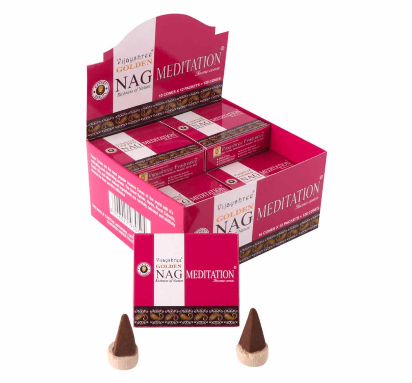 Cônes de méditation Golden NAG