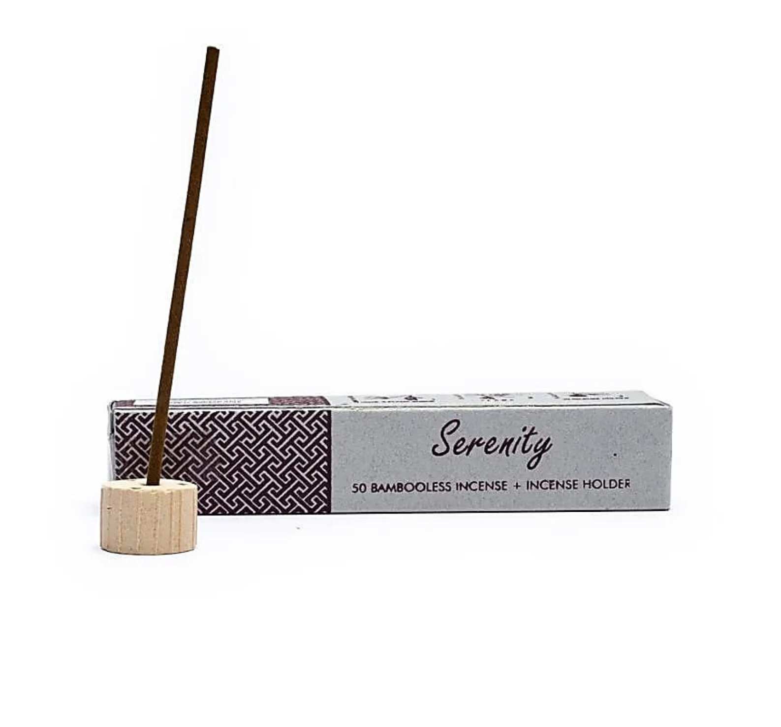 Encens aux herbes sans bambou avec support Serenity