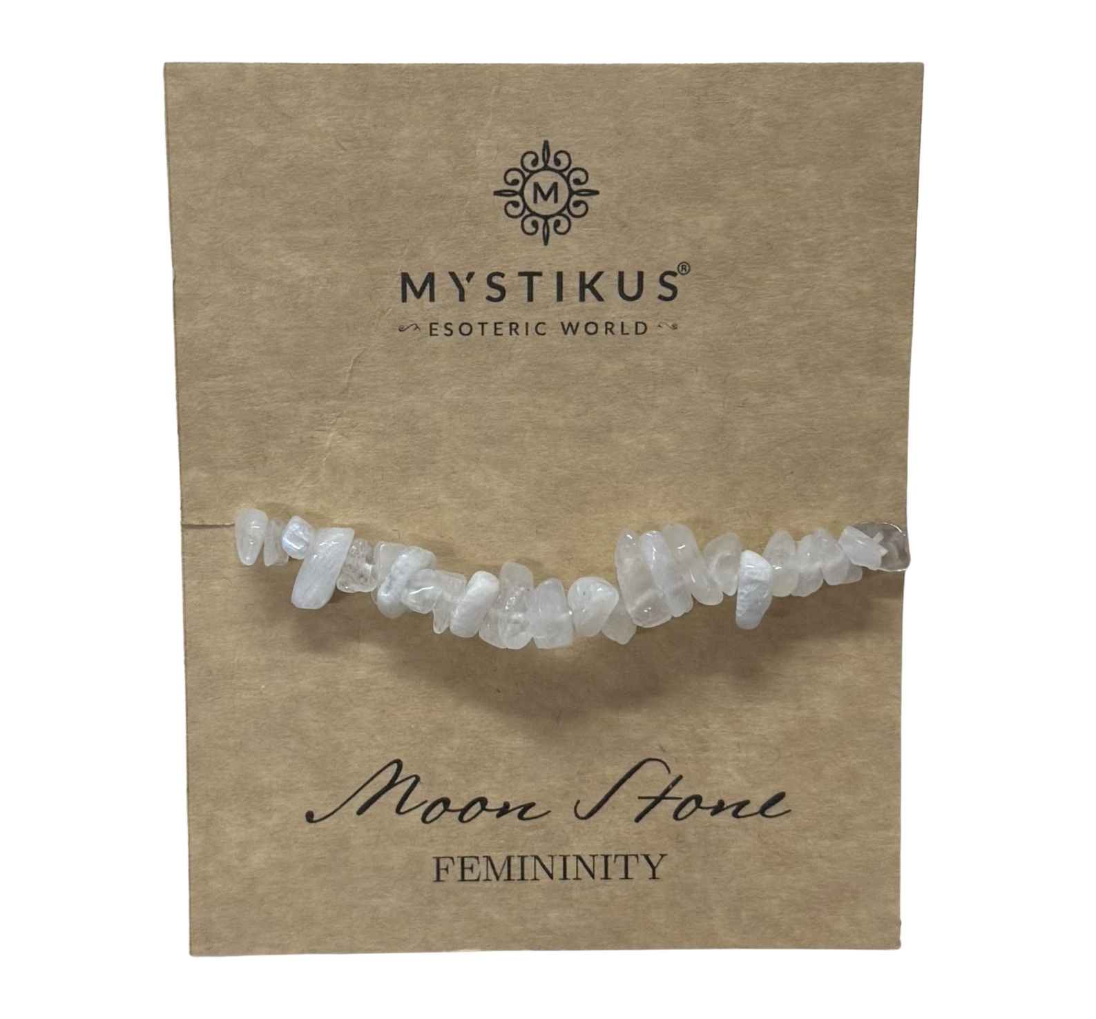 Bracelet de chips en pierre de lune