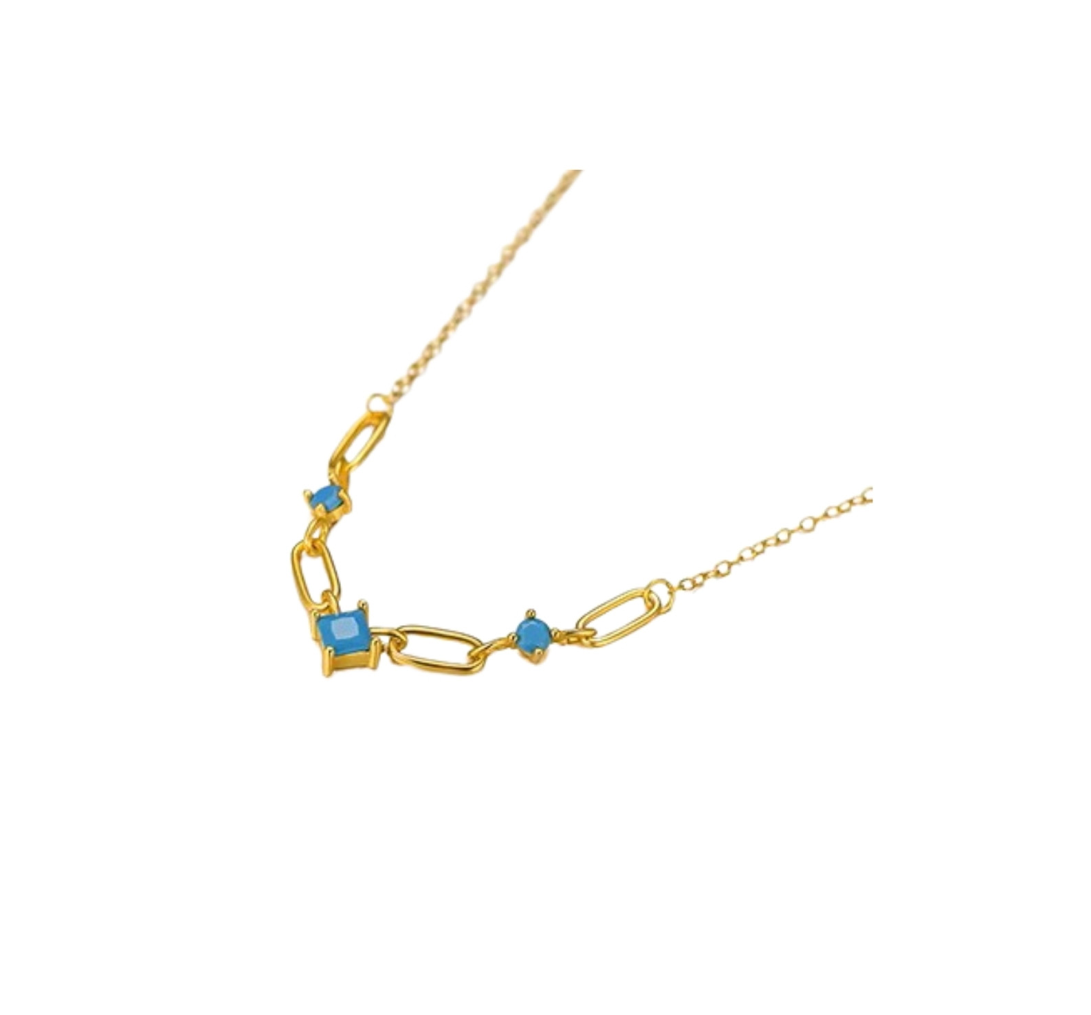 Collier en argent plaqué or