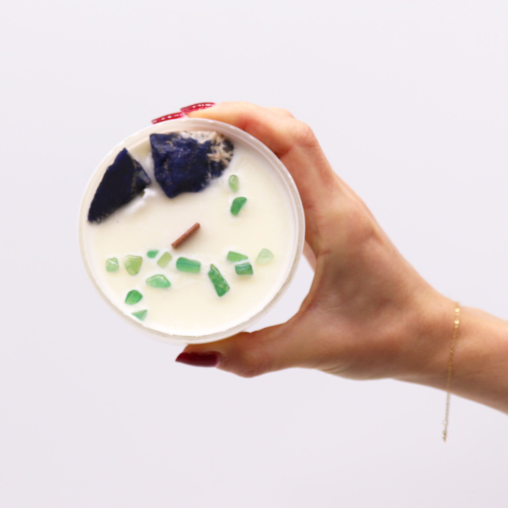 Velas de Cristal de Chakra - Chakra de la garganta - imagen 4