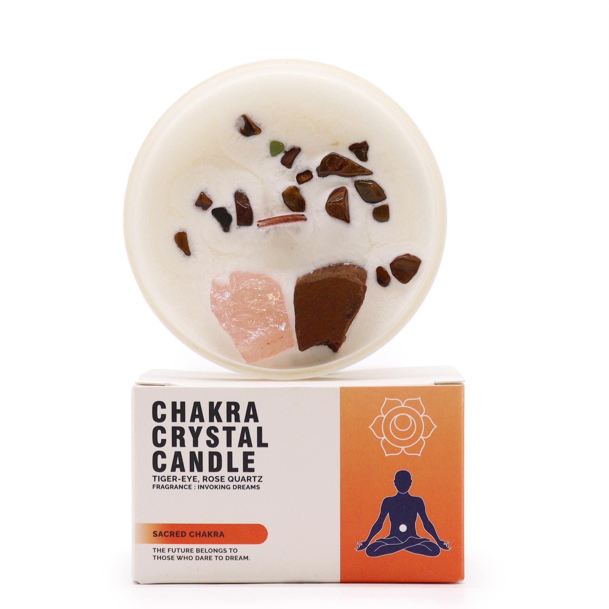 Crystal Chakra Candles - Sacred Chakra