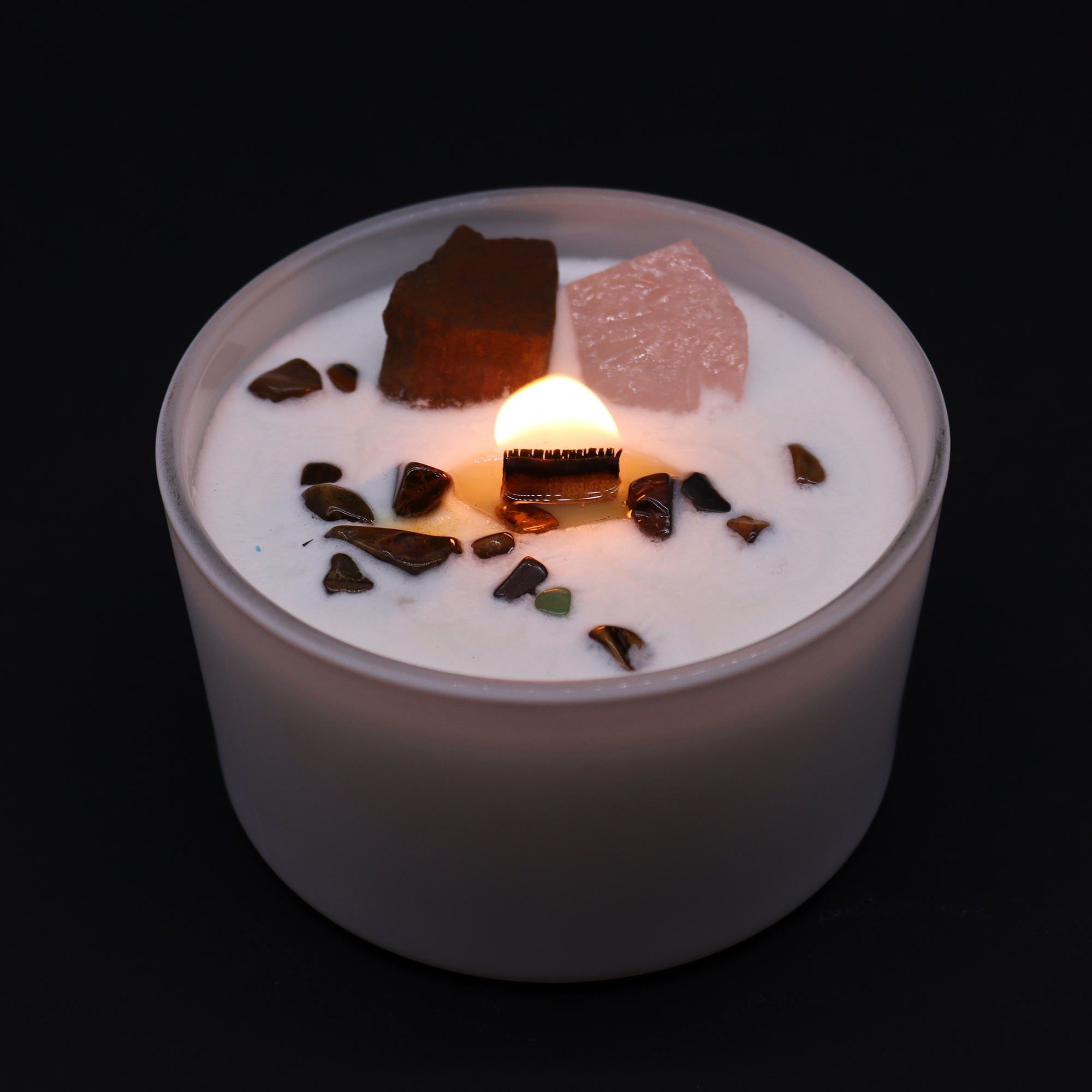 Crystal Chakra Candles - Sacred Chakra - Image 5
